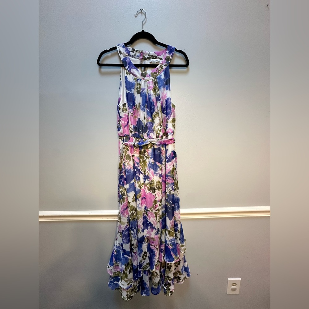 floral Calvin Klein dress